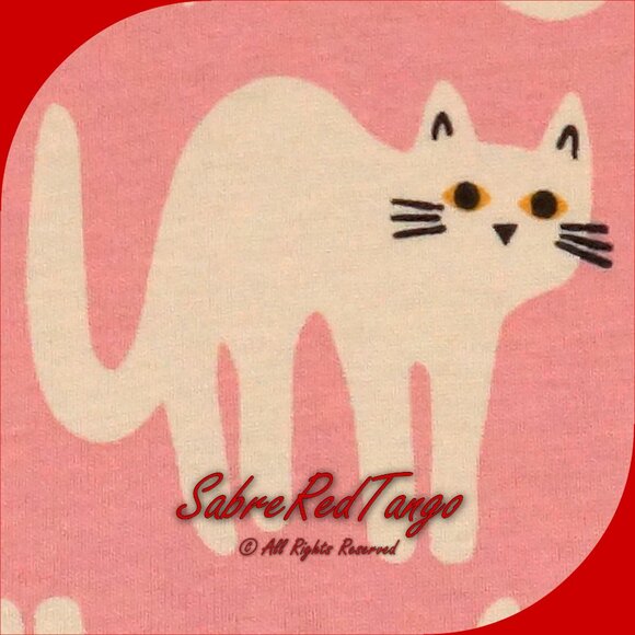 NWT Hanna Andersson Organic Long Johns Pajamas Halloween Cats Print 110 5 - Picture 3 of 6